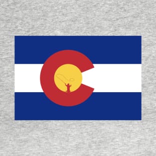 Colorado Flag Fly Fishing T-Shirt